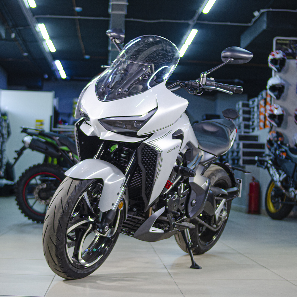 Мотоцикл ZONTES ZT350-VX (4T ZT184MP EFI) 17/17 (серебристый) (2023 г.) ПТС  в Екатеринбурге